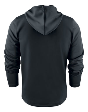 Printer Red Layback Full Zip Hoodie