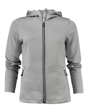 Printer Red Ladies Layback F/Z Hoodie