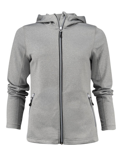 Printer Red Ladies Layback F/Z Hoodie