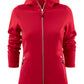 Printer Red Ladies Layback F/Z Hoodie