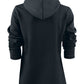 Printer Red Ladies Layback F/Z Hoodie