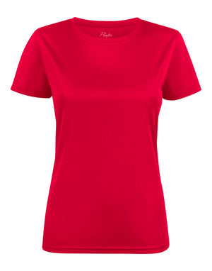 Printer Red Ladies Run T-Shirt