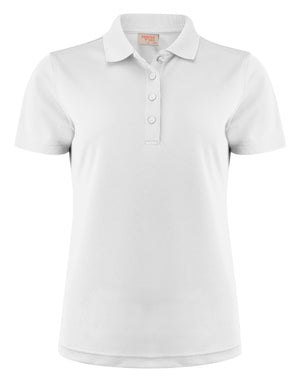 Printer Red Ladies Smash Polo Shirt