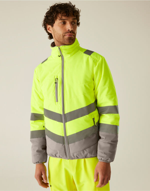 Regatta Hi-Vis 2 Tone Thermal Baffle Jkt