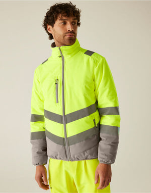 Regatta Hi-Vis 2 Tone Thermal Baffle Jkt