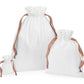 Westford Mill Cotton Bag W Ribbon Cord