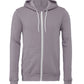 Canvas Unisex Fleece Zip-Up Hoodie