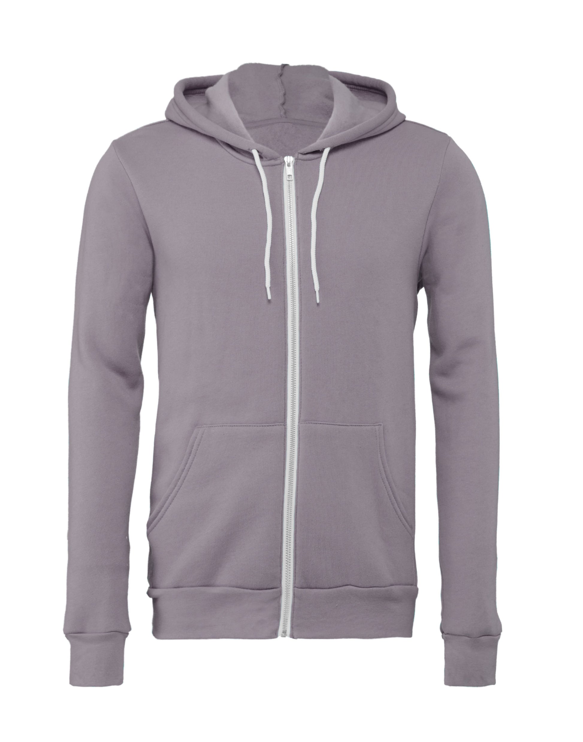 Canvas Unisex Fleece Zip-Up Hoodie