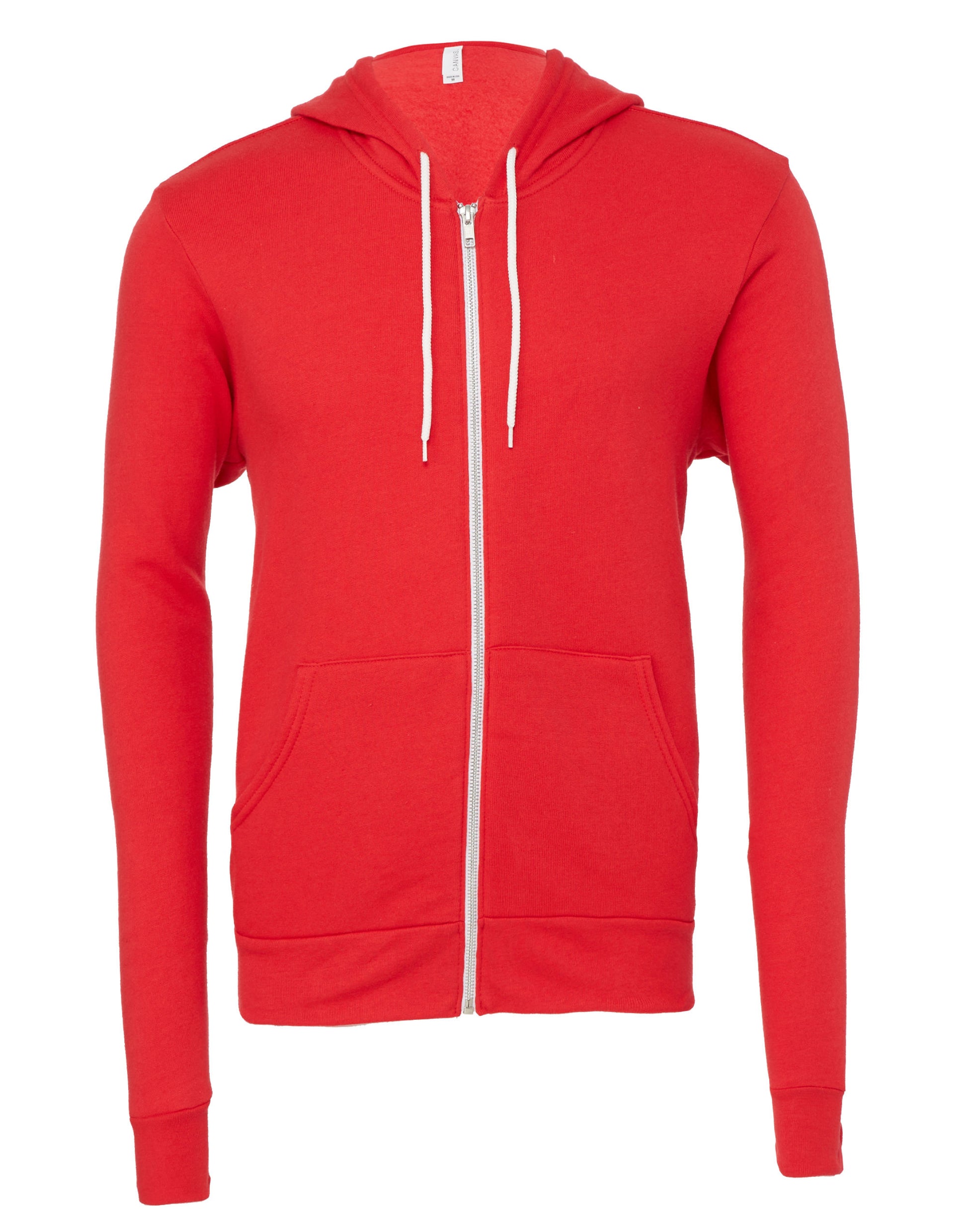 Canvas Unisex Fleece Zip-Up Hoodie