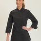 Dennys Ladies' LS Fitted Chef's Jacket