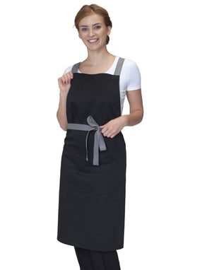 Dennys Cross Back Bib Apron