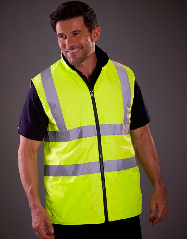 Yoko Hi-Vis Reversible Fleece Vest