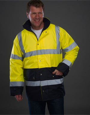 Yoko Hi-Vis 2 Band Two Tone Jacket