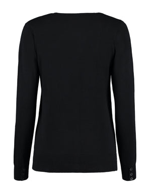 Kustom Kit Ladies V-Neck Cardigan