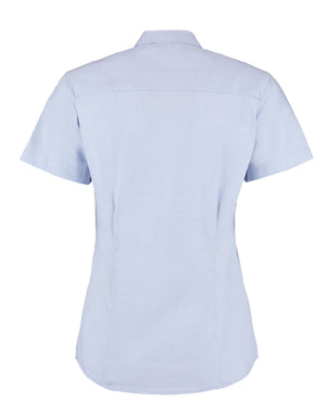 Kustom Kit Lady SS Tailored Oxford Shirt