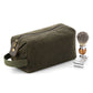 Quadra Heritage Waxed Canvas Wash Bag