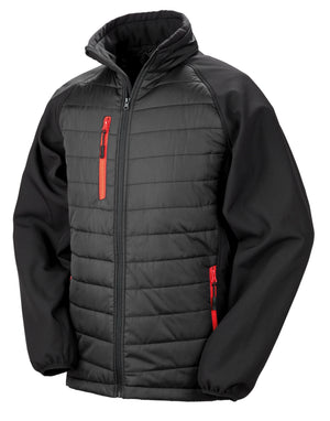 Result Black Compass Softshell Jacket
